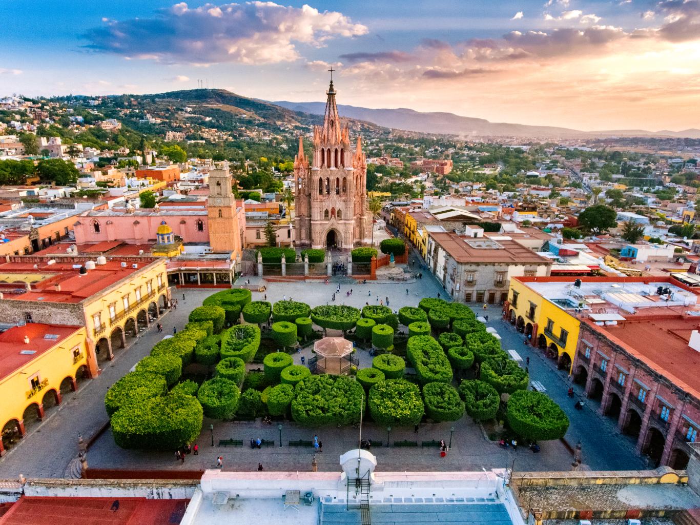 Aerial view of San Miguel de Allende